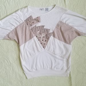 80s vintage dolman top, size S/M, RARE